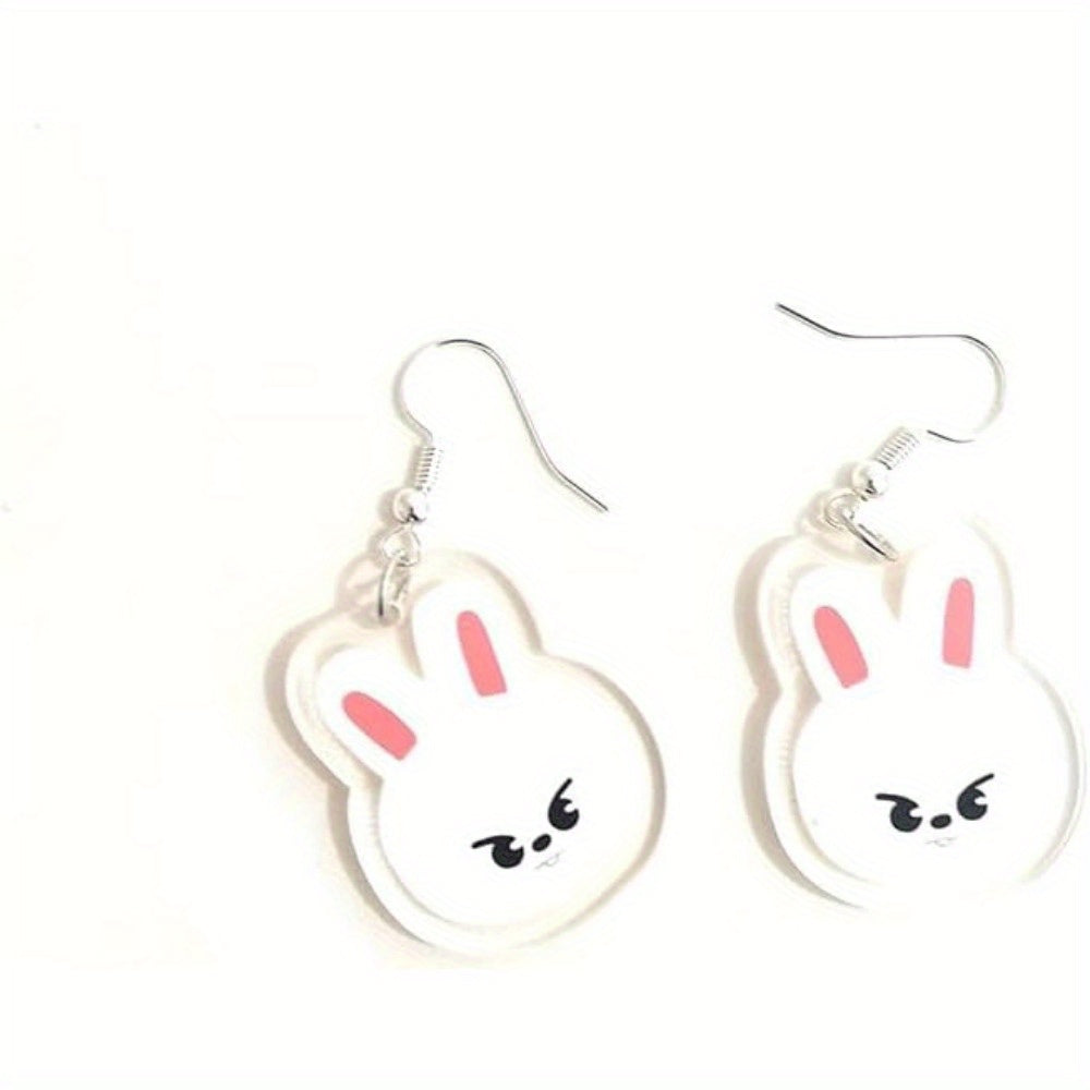 Korean Pop SKZOO Animal-themed Earrings as a Birthday Gift for Hyunjin, Felix, Banchan, Lee Know