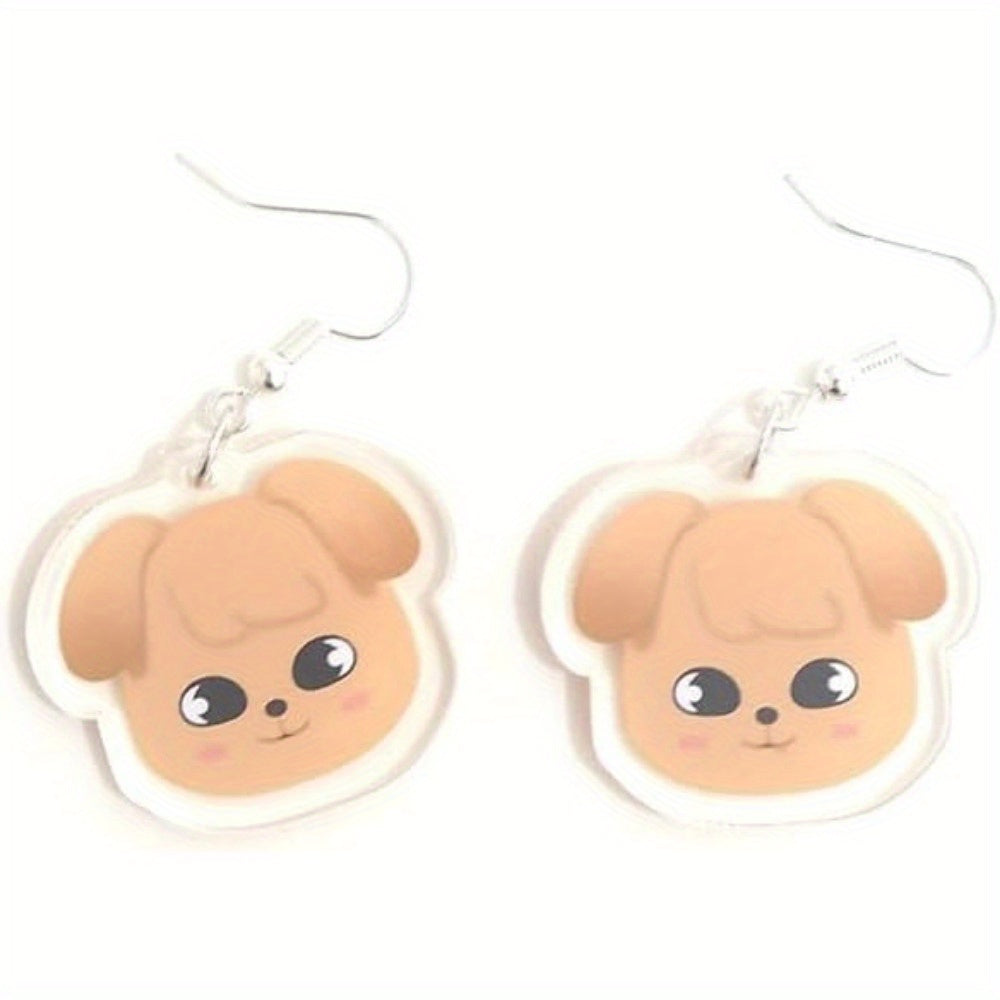 Korean Pop SKZOO Animal-themed Earrings as a Birthday Gift for Hyunjin, Felix, Banchan, Lee Know