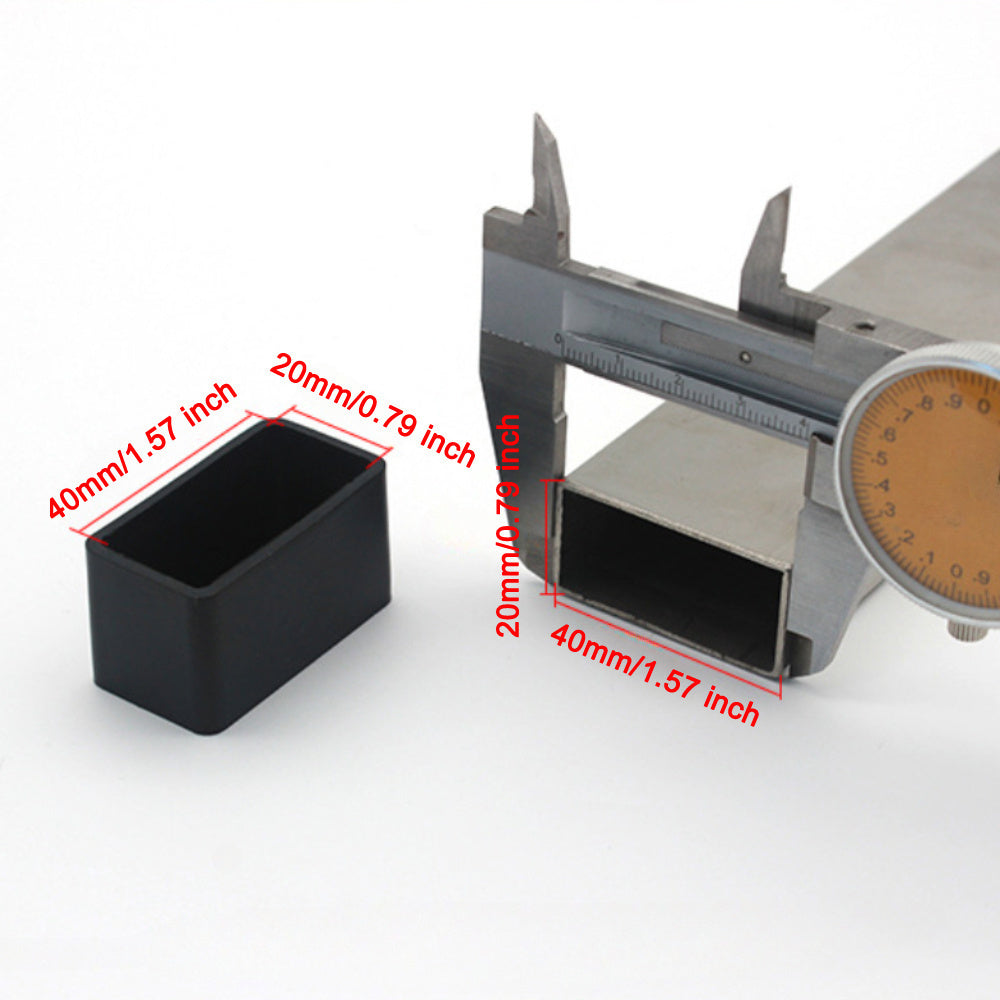 4, 8 или 12 нескользящих черных пластиковых защитных накладок для ног для картонных коробок и прямоугольной мебели. Включает эластичные застежки для легкого крепления, не требует электричества или батареек.