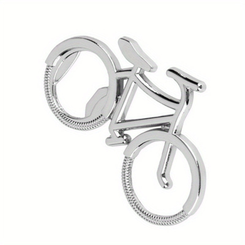 1pc Stainless Steel Bike Shape Bottle Opener – Ideal for Beer, Wine, and Juice, Great for Kitchen or as a Gift for Birthdays or Weddings.