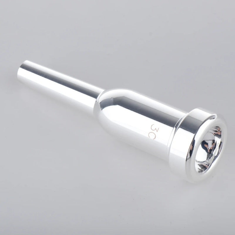 High quality silver plated trumpet mouthpieces in 3C, 5C, and 6C.