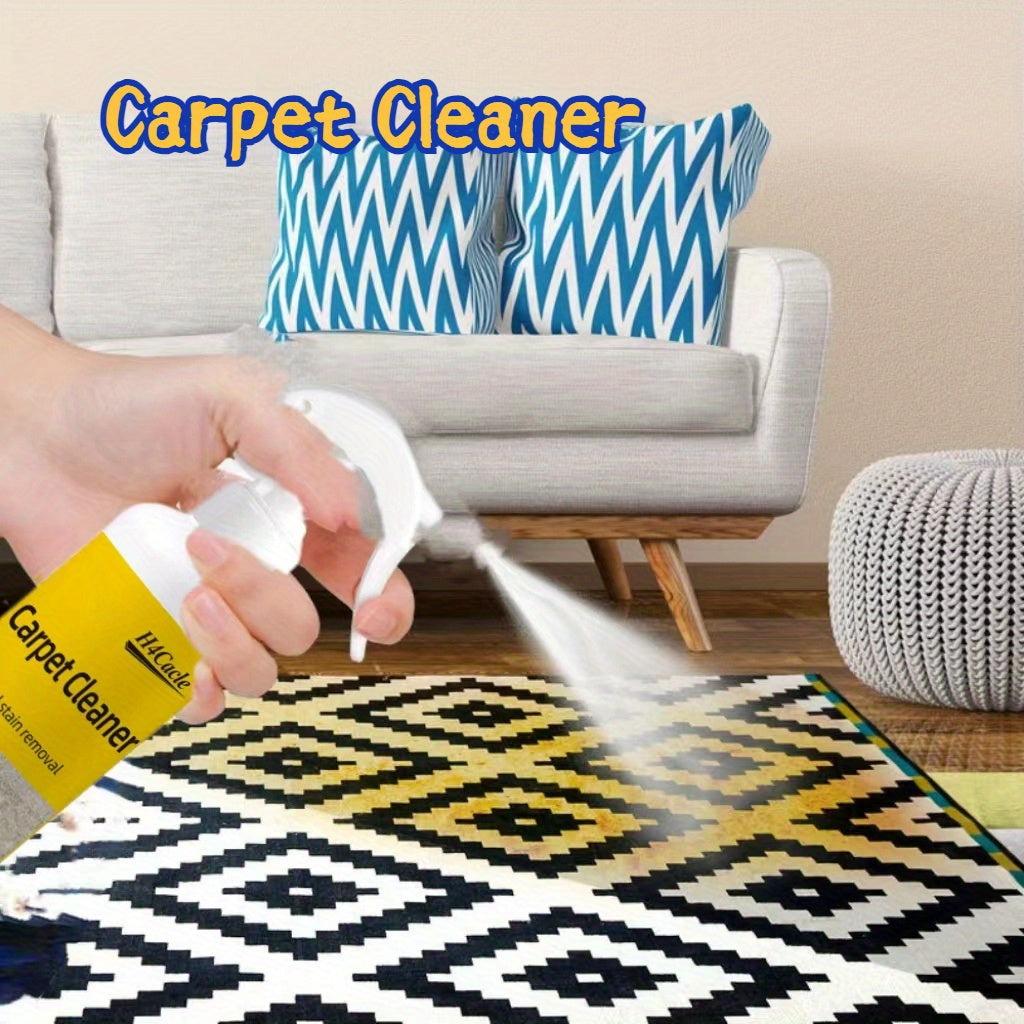 H4Cacle Carpet Cleaner Spray is a versatile cleaning solution for fabric and indoor use. With a PH neutral formula and hydrogen peroxide enhancement, this stain remover is perfect for upholstery, sofas, curtains, and blankets. Safe for maternity and