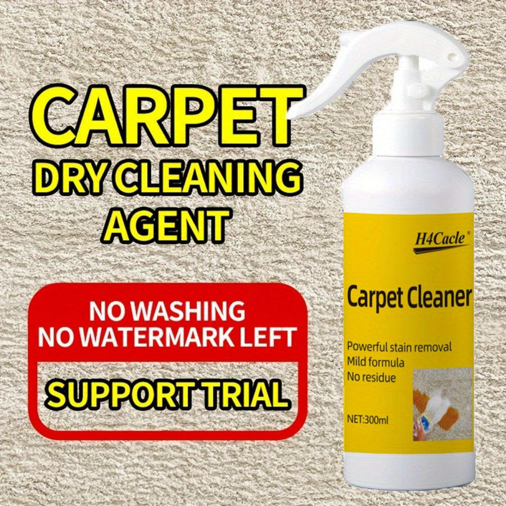 H4Cacle Carpet Cleaner Spray is a versatile cleaning solution for fabric and indoor use. With a PH neutral formula and hydrogen peroxide enhancement, this stain remover is perfect for upholstery, sofas, curtains, and blankets. Safe for maternity and