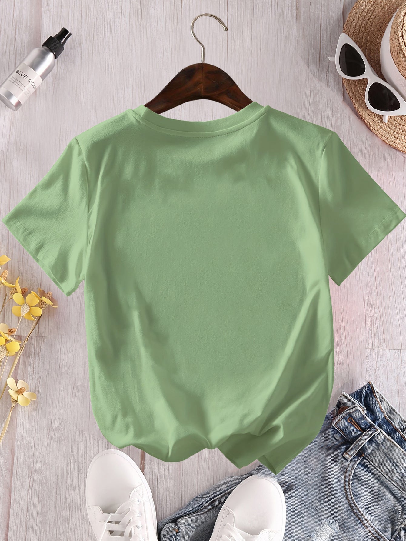 Milano Italy print women's T-shirt with short sleeves, crew neck, knit polyester blend, slight stretch - Spring/Summer/Fall collection.