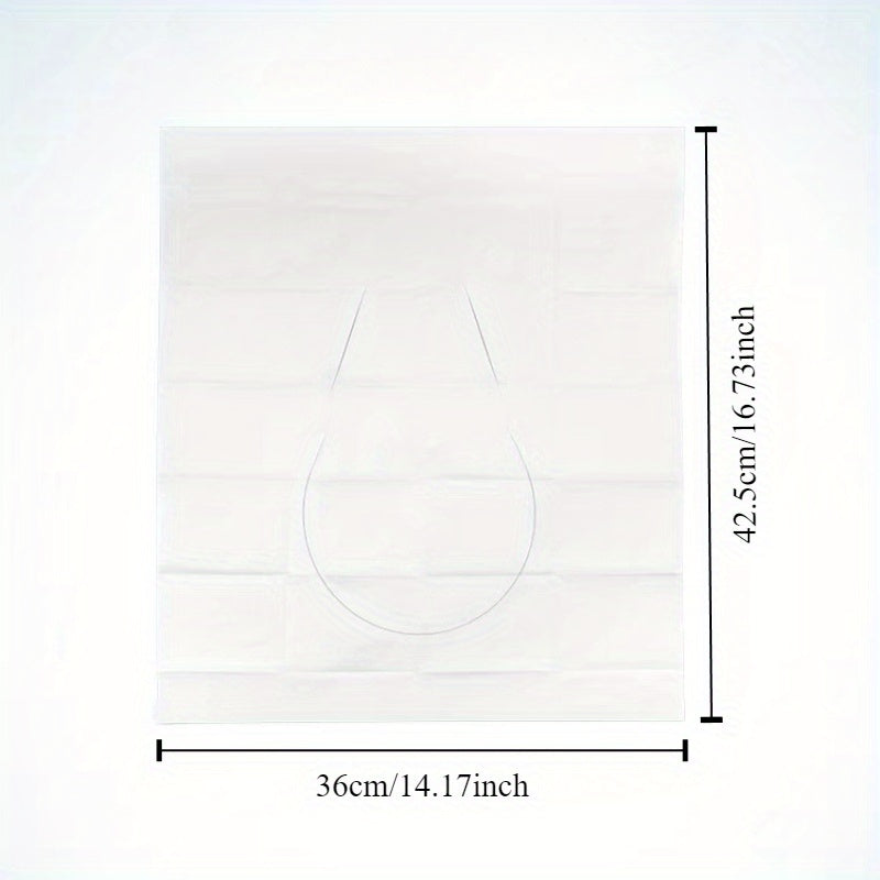 10 flushable toilet seat covers made of non-woven material for convenient and hygienic use in various settings without the need for electricity.