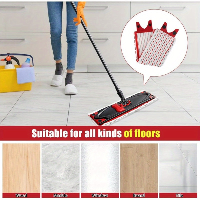 Vileda Ultramax Mop Refills - Pack of 3, Fabric Floor Cleaning Stain Remover, Compatible with Vileda Ultramax/Ultramax Plus 2-in-1 Mops, Easy-to-Use Replacement, Includes Vacuum Attachment Accessories