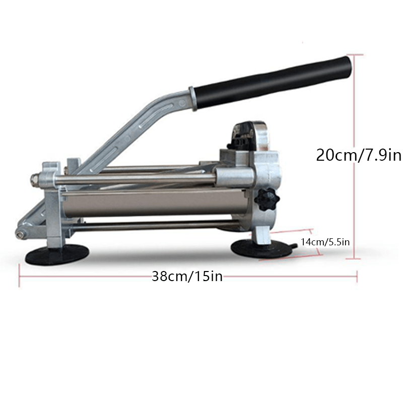 Нож для нарезки картофеля из нержавеющей стали с лезвиями 1/2" и 3/8" - идеально подходит для нарезки целых картофелей, моркови и огурцов - идеален для коммерческих кухонь, не требует электроэнергии, инструмент для нарезки чипсов