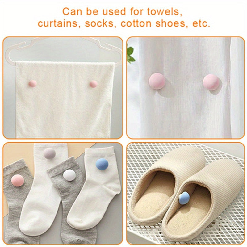 Set of 8 Mushroom Shaped Bed Sheet Grippers: Secure, Discreet, and Reliable - Ideal for Bedding and Mattresses at Home - Easy to Clean in the Washing Machine