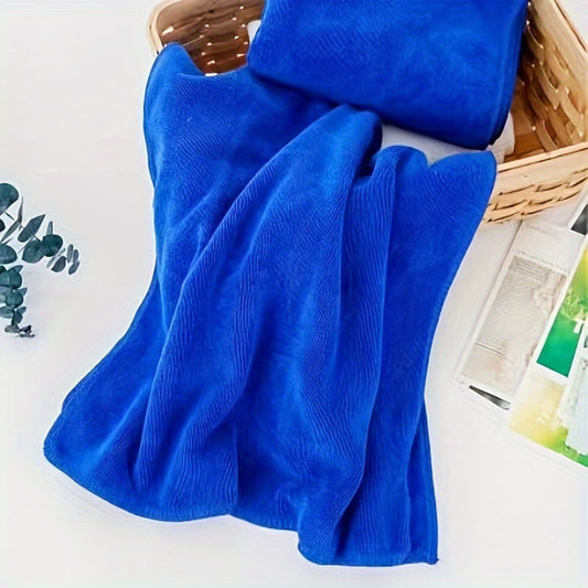 Fast-drying, portable towel for sports, swimming & travel. Soft microfiber, must hand wash.