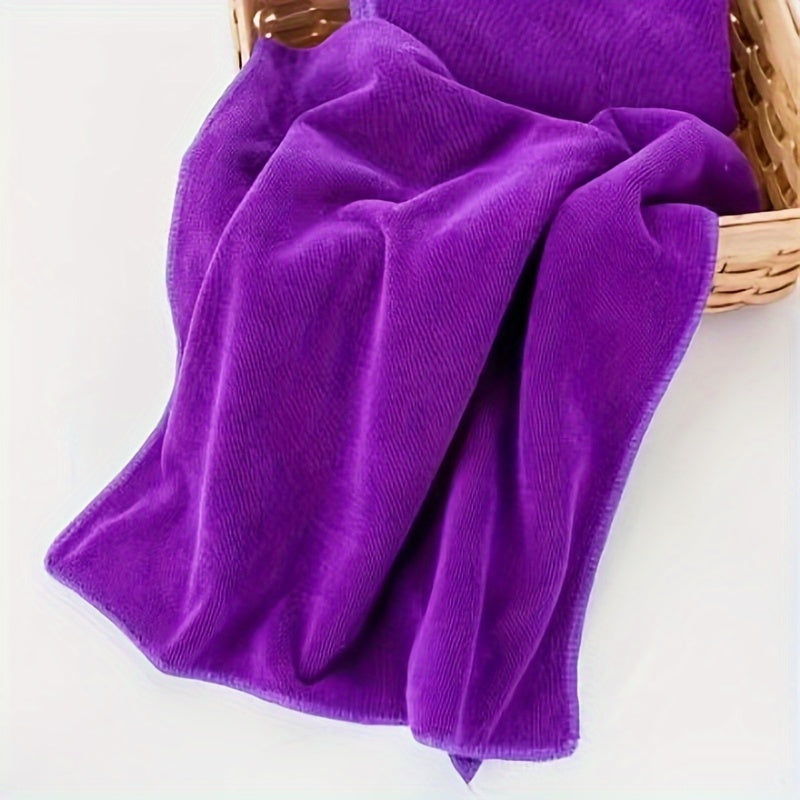 Fast-drying, portable towel for sports, swimming & travel. Soft microfiber, must hand wash.