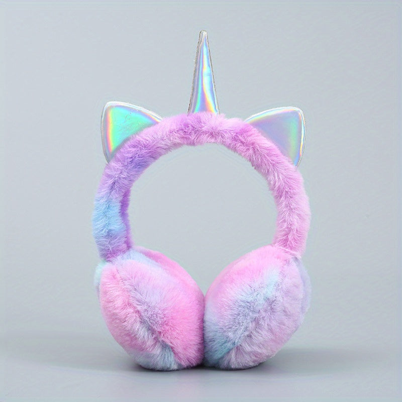 Stay warm and fashionable this winter with our colorful and stylish unicorn earmuffs. These cute sequined ear covers will not only protect your ears from the cold, but also keep them nice and warm.