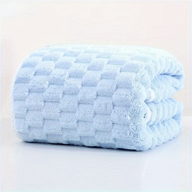 Ultra soft microfiber bath towel, 200 GSM, quick-dry, highly absorbent, woven polyester; perfect for daily use, spa, gym, travel; ideal Christmas gift.