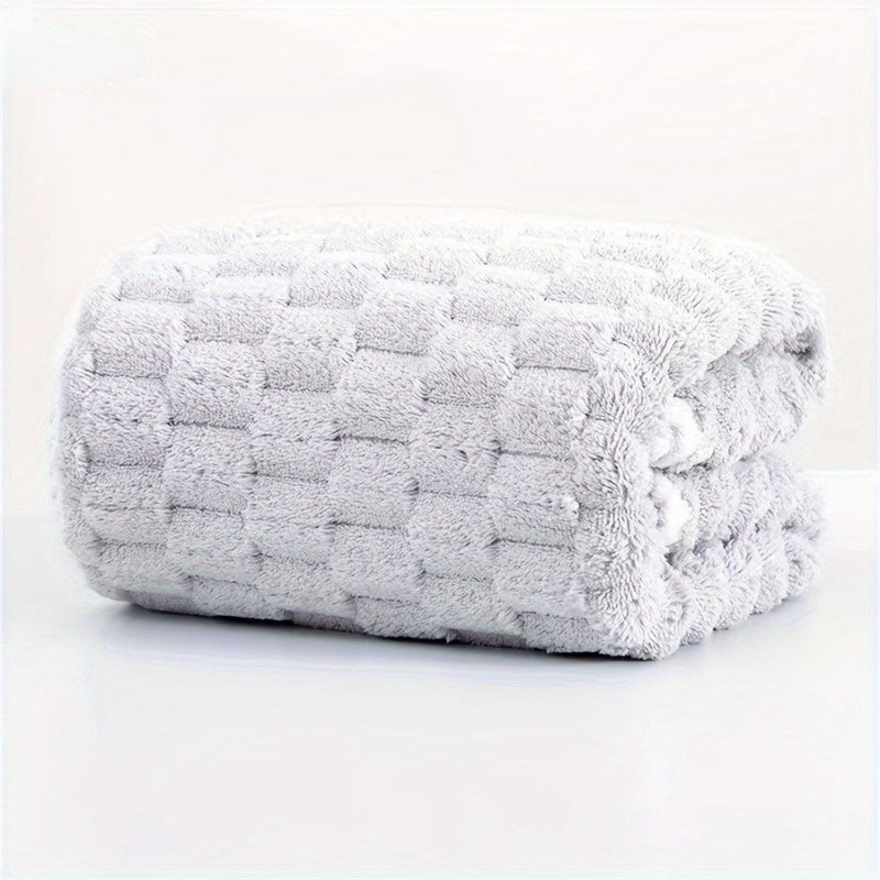 Ultra soft microfiber bath towel, 200 GSM, quick-dry, highly absorbent, woven polyester; perfect for daily use, spa, gym, travel; ideal Christmas gift.