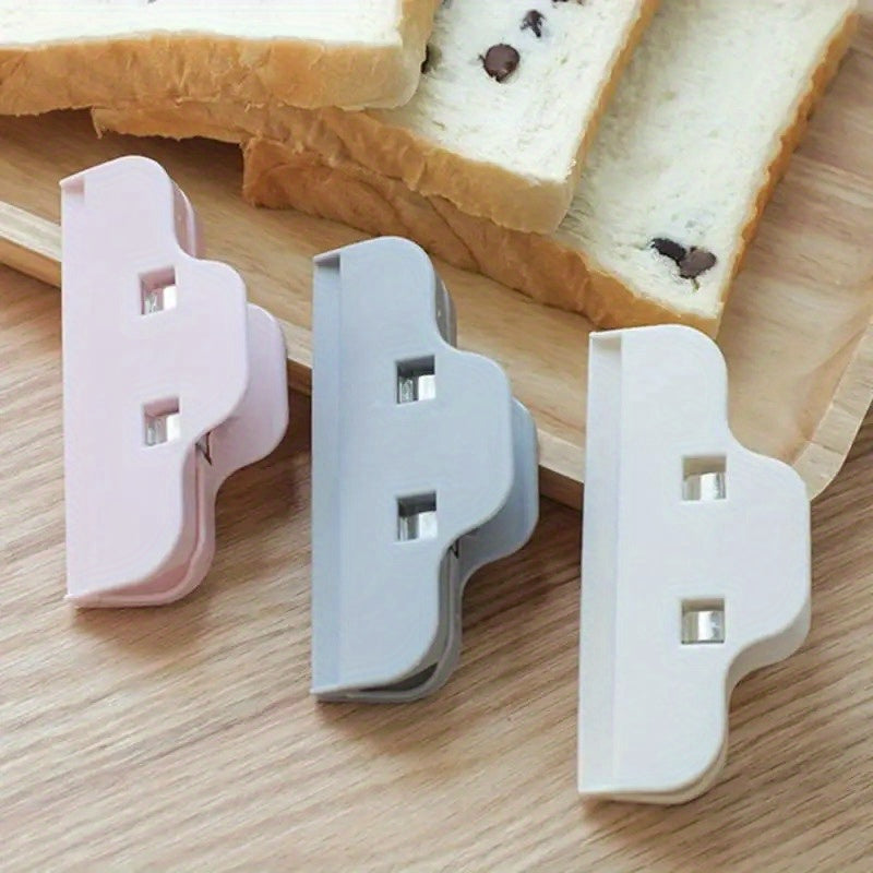 Set of 6 Moisture-proof Sealing Clips for Keeping Food Fresh, Snacks, and Sealing Bags in the Kitchen