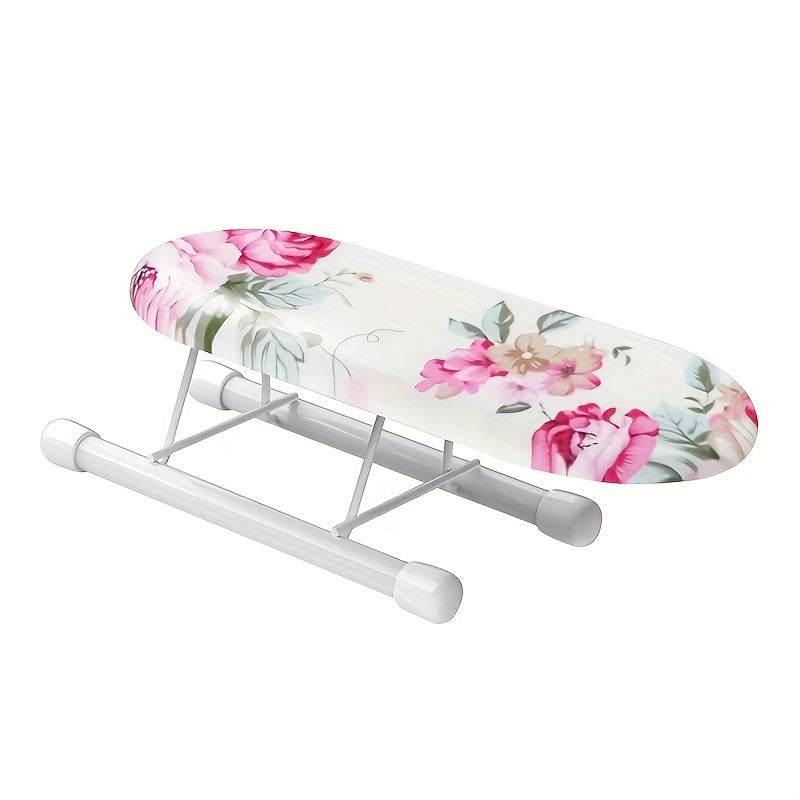 Portable Mini Sleeve Ironing Board with Plastic Frame - Electricity-Free Ironing Pad for Clothes Detailing, Quick Touch-Ups on Collars and Cuffs - Efficient Wrinkle Removal for Small Spaces