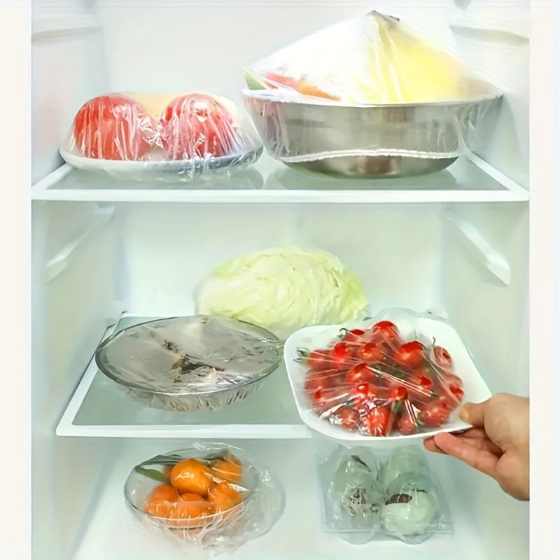 100 pieces of Elastic Stretchable Storage Covers are available for purchase. These Reusable Plastic Food Freshness Wraps are semi-transparent and provide a strong seal. They make for an ideal alternative to using aluminum foil or traditional plastic wrap.