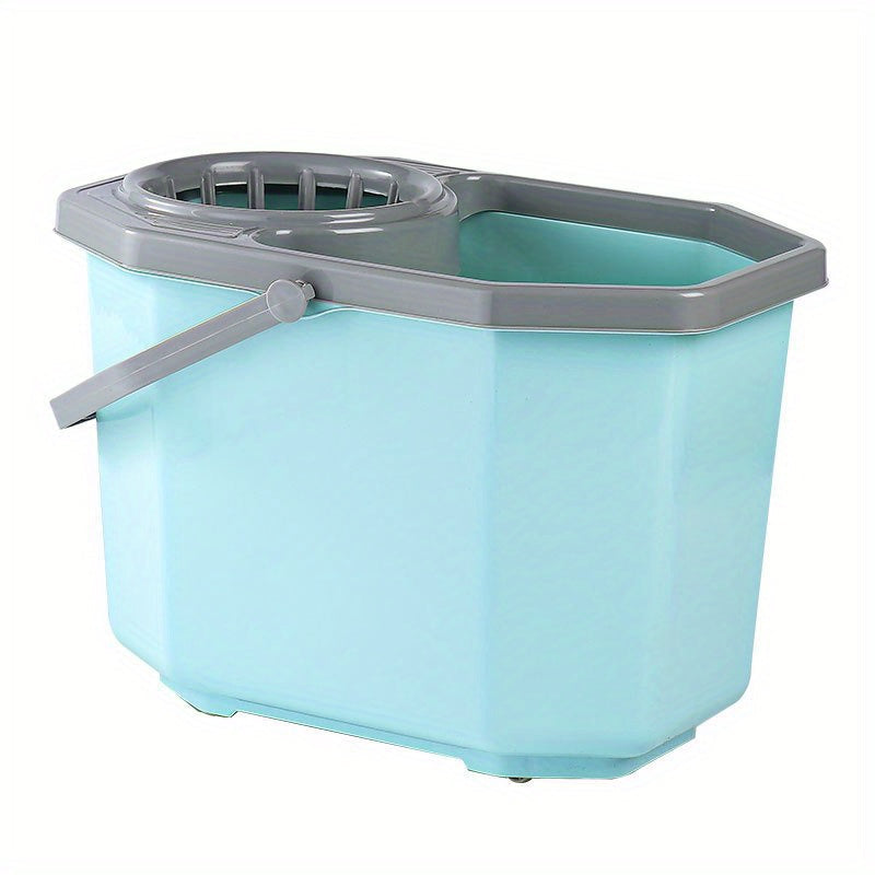 Durable Mop Bucket with Comfortable Grip Handle - Easy-to-Pour Design for Cleaning Kitchen, Bathroom, and Floors