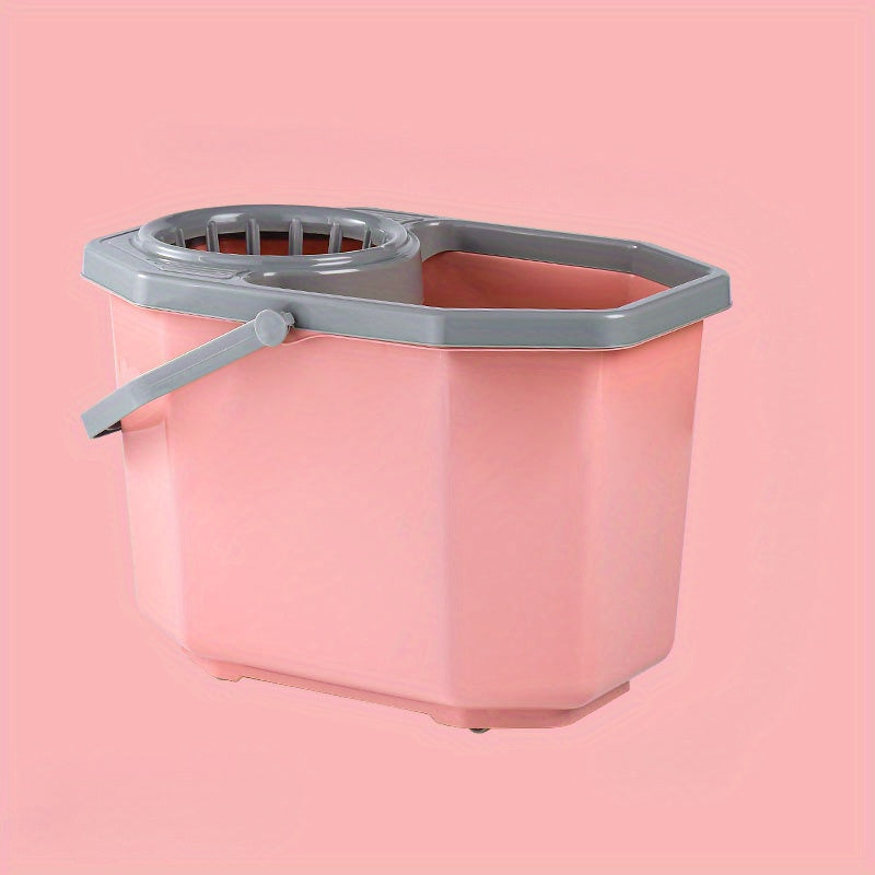 Durable Mop Bucket with Comfortable Grip Handle - Easy-to-Pour Design for Cleaning Kitchen, Bathroom, and Floors