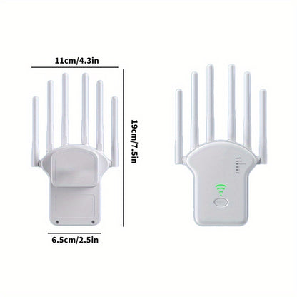 WiFi Extender boosts signal for 25 devices, wider range than ever.