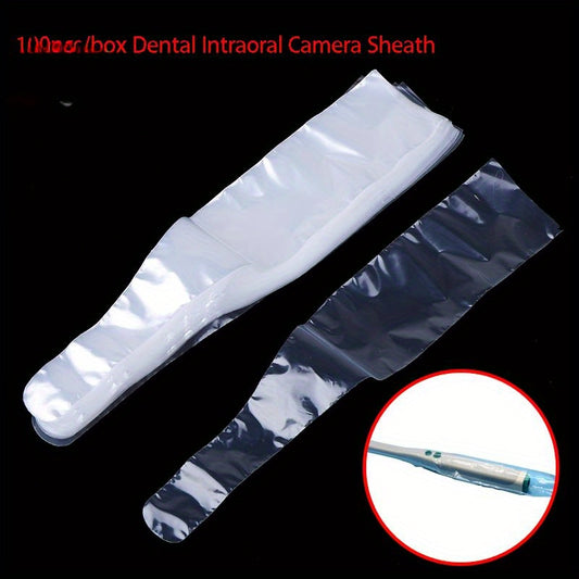 Disposable polypropylene sleeves for curing lights - pack of 100 dental light guide rod protective covers.