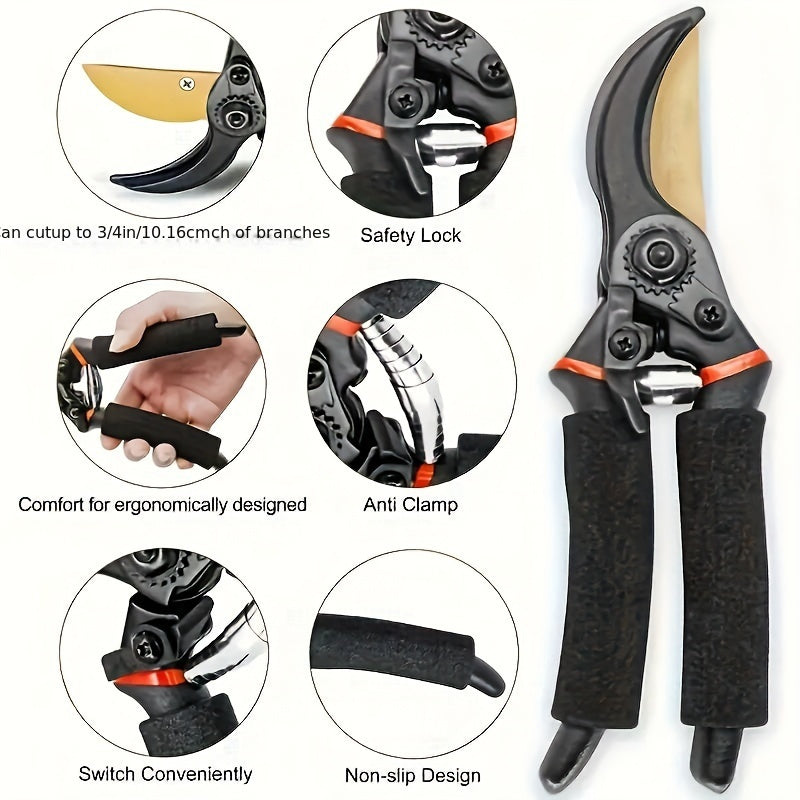 Top-quality Titanium Pruning Shears for Easy Gardening and Landscaping