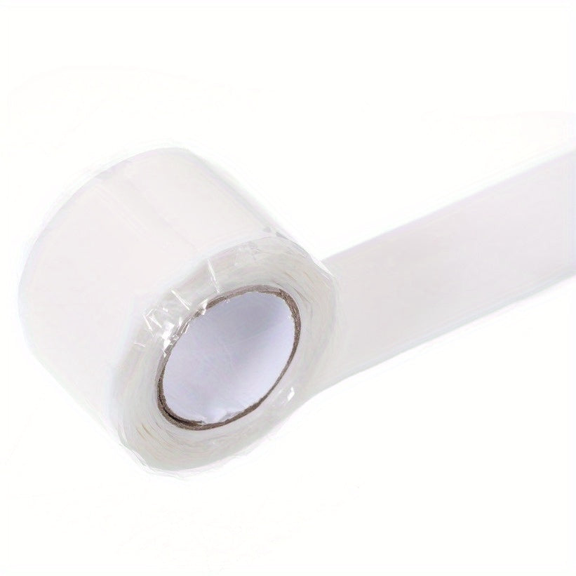 1 meter high-pressure, high-temperature resistant self-adhesive silicone tape for water pipes, outdoor antenna, electrical connections, and plumbing fixes.