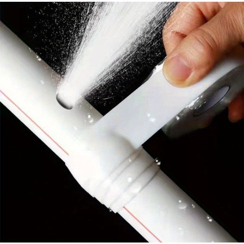 1 meter high-pressure, high-temperature resistant self-adhesive silicone tape for water pipes, outdoor antenna, electrical connections, and plumbing fixes.