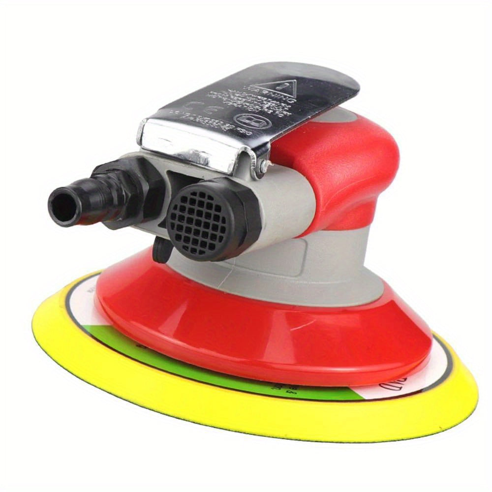 HIFESON 5/6-Inch Dual Action Pneumatic Orbital Sander with Aluminum Alloy Body - 12000RPM