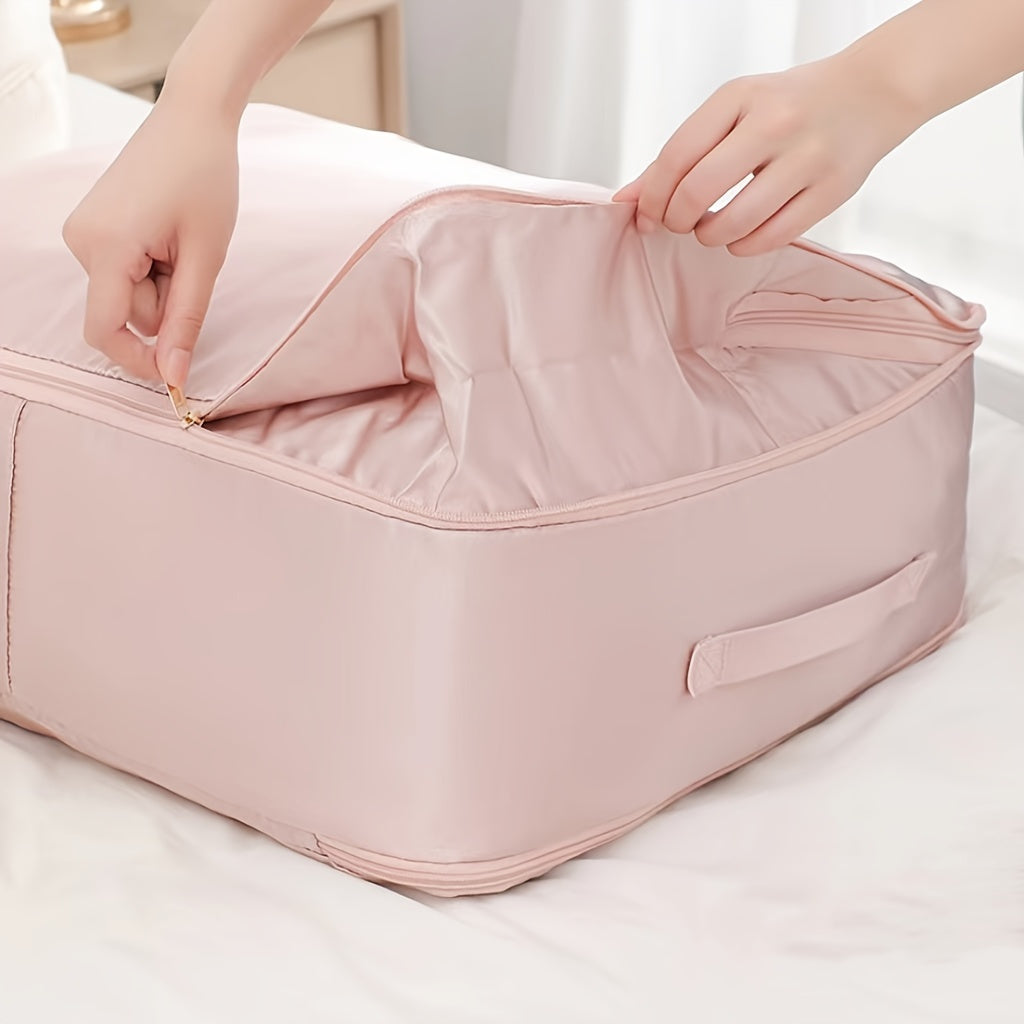 Large Capacity Compression Multi-function Dustproof Storage Bag - Keep your clothes, quilts, and more safe from moisture and dust with this ultra space-saving organizer. Perfect for under-bed storage during moving or organizing.