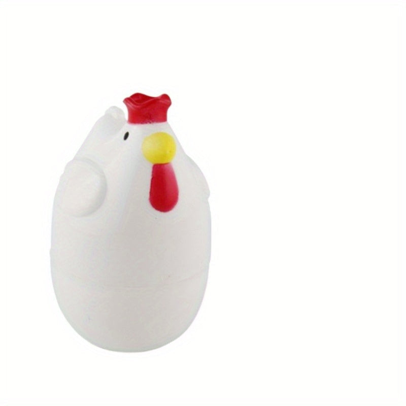 Egg Boiler and Steamer in the Shape of a Cute Chicken - Cook up to 4 Eggs at Once in the Microwave with this Handy Kitchen Tool