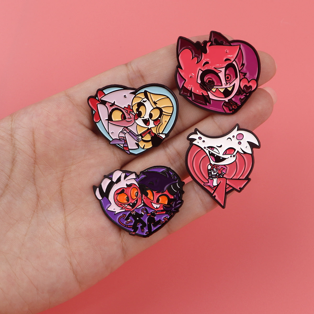 Add some whimsy to your accessories with the DMLSKY 8-piece Enamel Pin Set! Featuring zinc alloy cartoon character brooches perfect for adorning backpacks, clothes, and briefcases. These cute collectible lapel pins make a unique and decorative jewelry