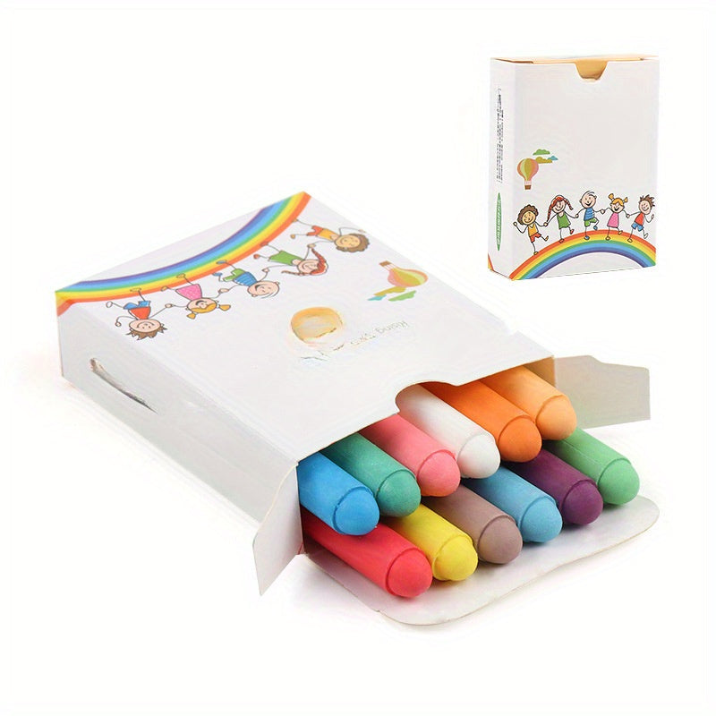 Erasable water-soluble chalks for teachers and graffiti artists.