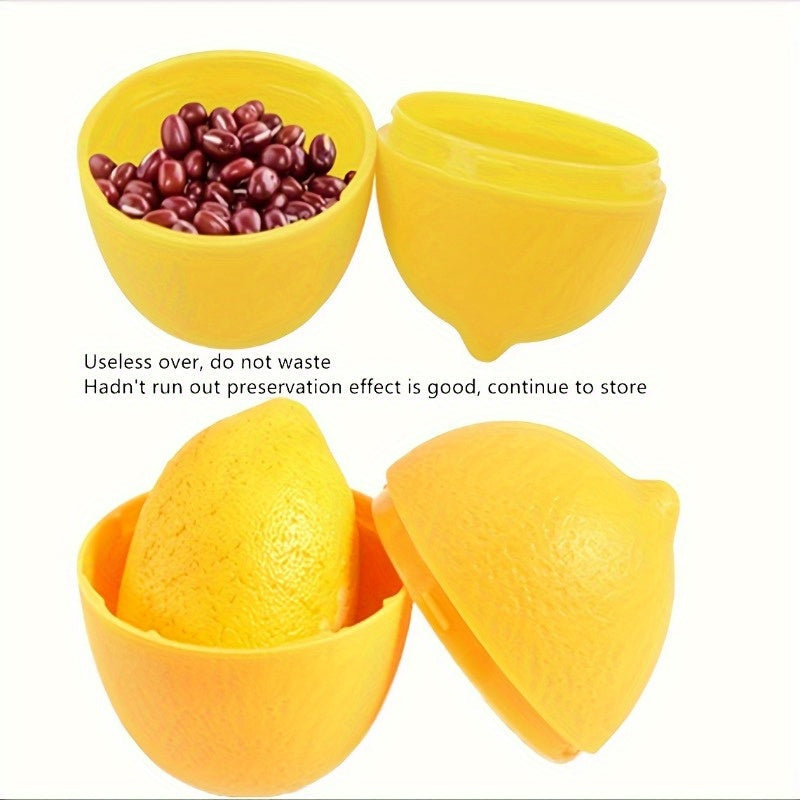 Fresh-Fruit Storage Solution: Lemon-Shaped Box for Kitchen Preservation