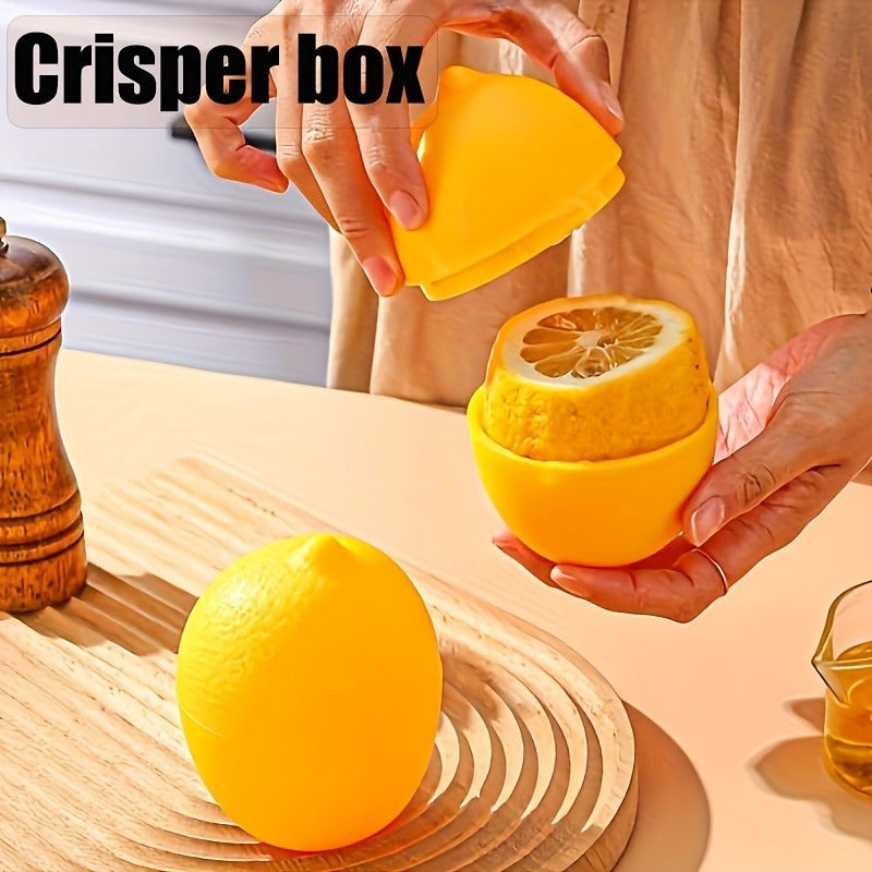 Fresh-Fruit Storage Solution: Lemon-Shaped Box for Kitchen Preservation