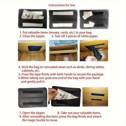 1/2pcs Secret Compartment, ideal for concealing valuables like coins, documents, watches, and other precious items, featuring hidden storage design.