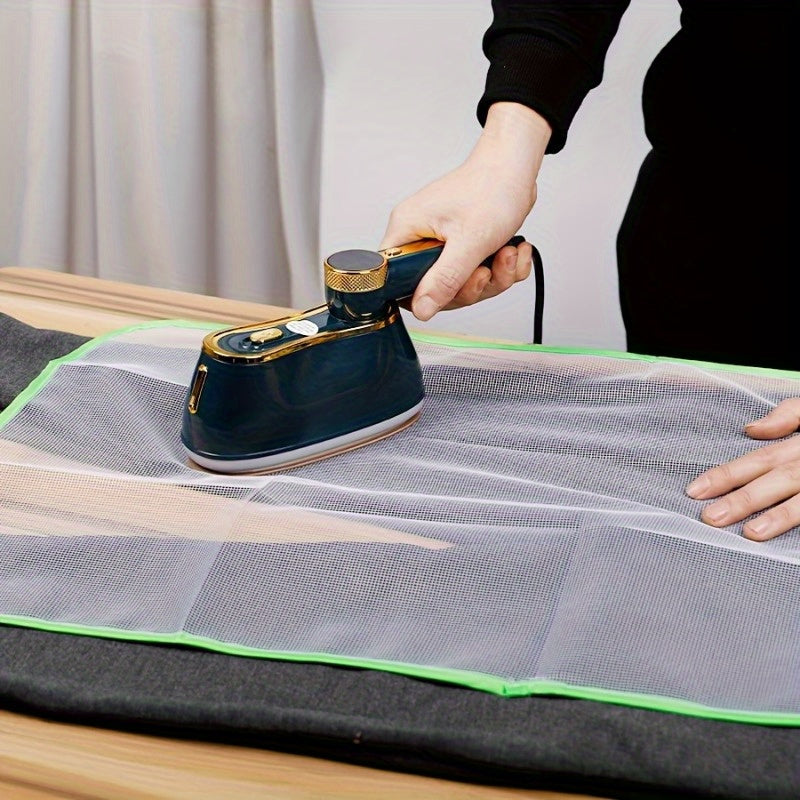 Protect your clothing and ironing board with this heat-resistant ironing pad made of ironing protection cloth. Use the mesh steam ironing pad for added protection.