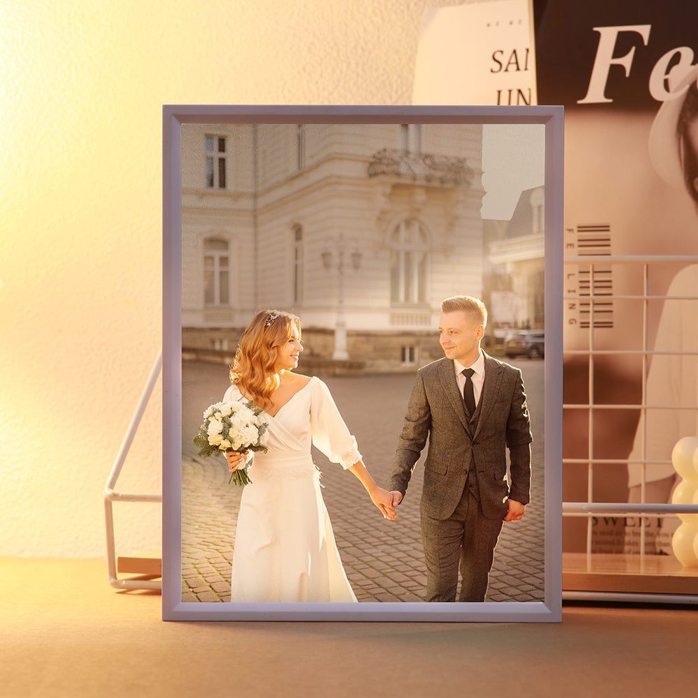 Customize your space with our Personalized Photo Night Light featuring a custom mirror frame and 3 color options. This makes for the perfect gift for friends, birthdays, weddings, and the holiday season.