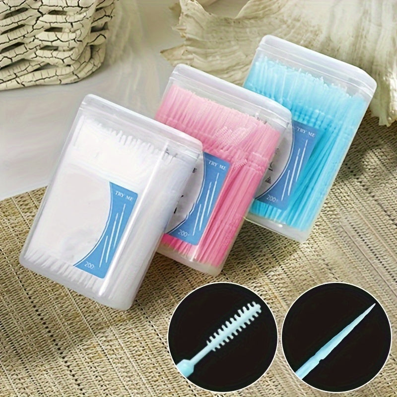 200 Premium Disposable Toothpicks with Double Ends - Ultra-Fine, Portable, and Innovative for Home Use