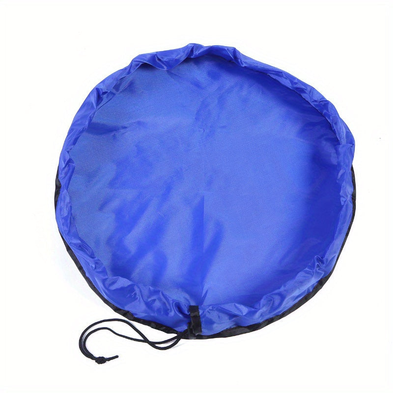 Portable Organizer for Toys and Party Supplies - Round Bag with Drawstring Closure Made of Reusable Oxford Cloth