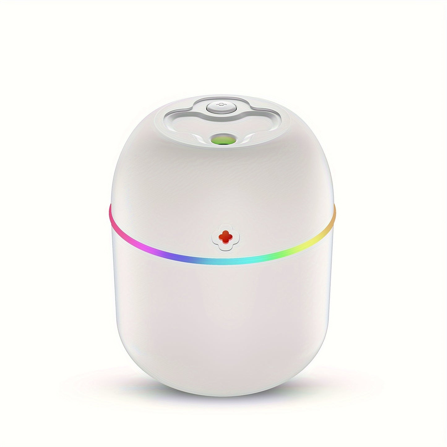 Compact USB-powered AromaRelax Humidifier with LED Lights - Ideal for any room or car. Multi-room compatible, easy to use, and doubles as an aroma diffuser.