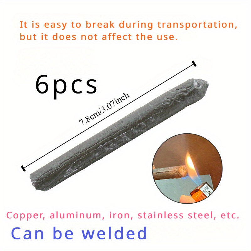 Low-temperature welding rods for household lighters, repair welding of various materials.