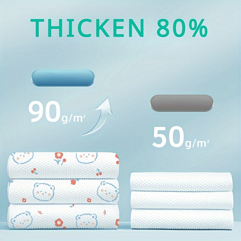 Gentle and quick-drying cartoon bath towel, perfect for travel and outdoor use.