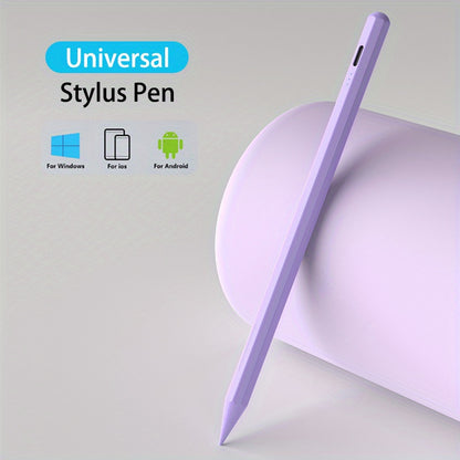 The GICOOK Stylus Pen is rechargeable and compatible with iPads, tablets, and phones for Android, iOS, and Windows. It is ideal for writing and drawing with capacitive touch and comes in