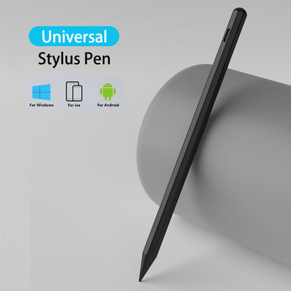 The GICOOK Stylus Pen is rechargeable and compatible with iPads, tablets, and phones for Android, iOS, and Windows. It is ideal for writing and drawing with capacitive touch and comes in