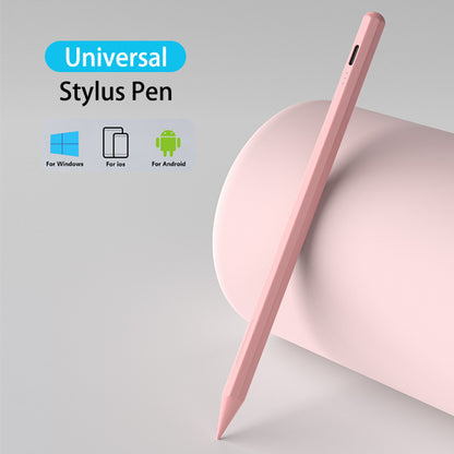 The GICOOK Stylus Pen is rechargeable and compatible with iPads, tablets, and phones for Android, iOS, and Windows. It is ideal for writing and drawing with capacitive touch and comes in