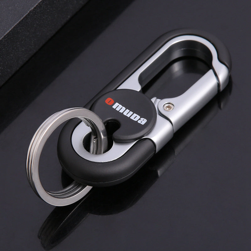 Elevate your style with this premium metal alloy car key chain - ideal for men's waist hanging!