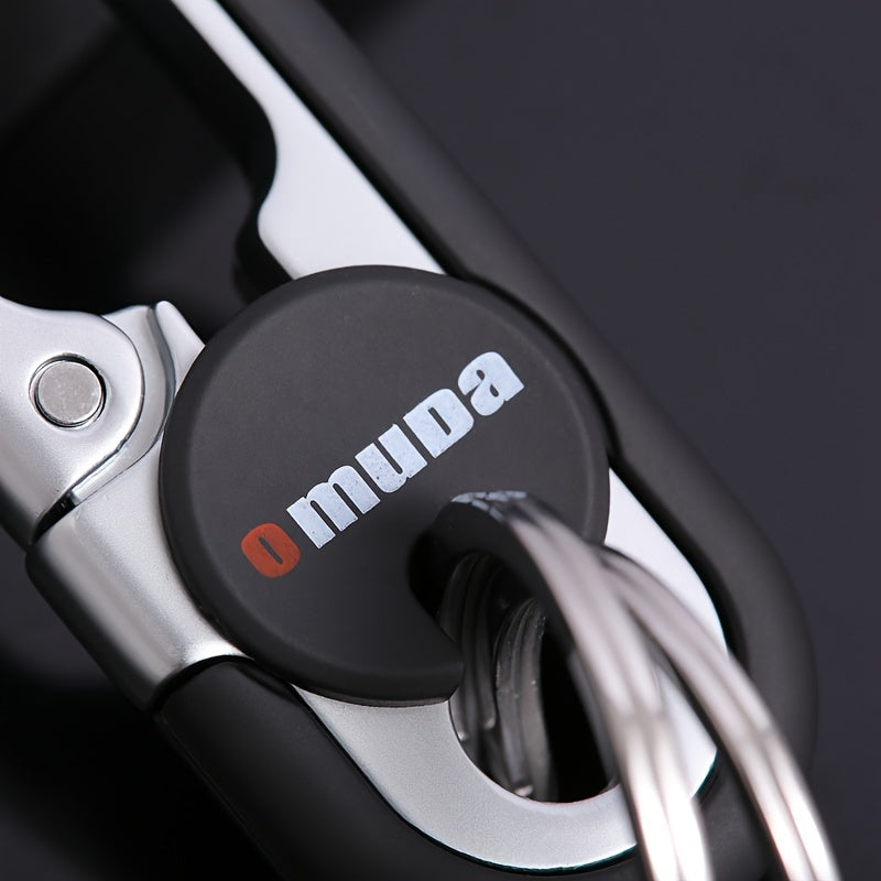 Elevate your style with this premium metal alloy car key chain - ideal for men's waist hanging!