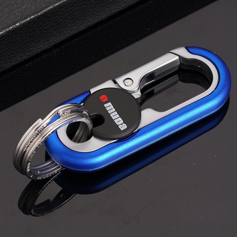 Elevate your style with this premium metal alloy car key chain - ideal for men's waist hanging!