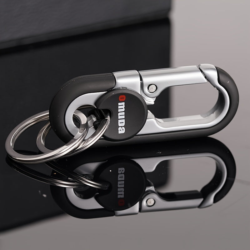 Elevate your style with this premium metal alloy car key chain - ideal for men's waist hanging!