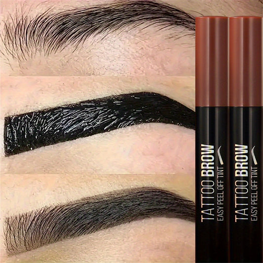 Easy-to-use Tattoo Brow Tint for long-lasting color that enhances your natural eyebrows, suitable for all skin types.